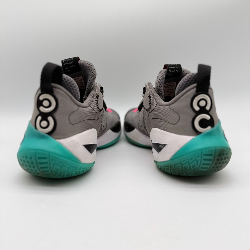 Li-Ning Way of Wade All City 8 Mens10.5 V2 Grey Teal Pink ABPR071-1H Basketball - Picture 6 of 8